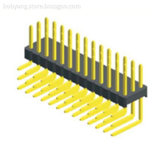 2.54 mm Pin Header Three Row Angle